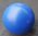Stressball, blau knetbarer Schaumstoff